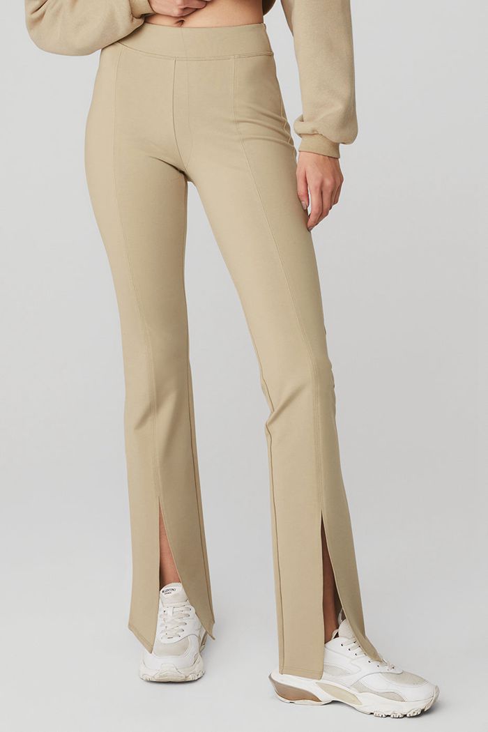 Alo Yoga Airbrush High-Midja Flutter Leggings Dam Bruna | 8723015-WE