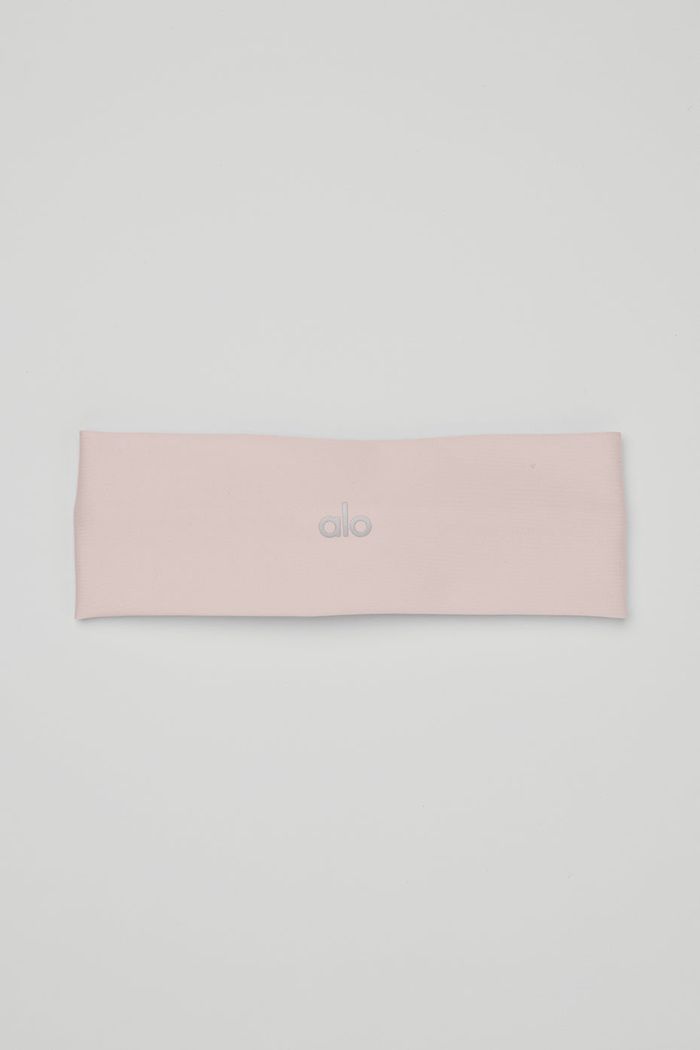 Alo Yoga Airlift Pannband Dam Rosa | 6980315-XM