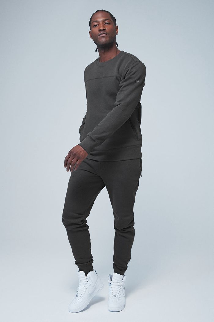Alo Yoga Baseline Sweat Byxor Herr Mörkgrå | 3092185-IW