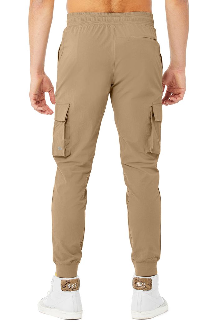 Alo Yoga Cargo Division Field Byxor Herr Bruna | 9250147-NG