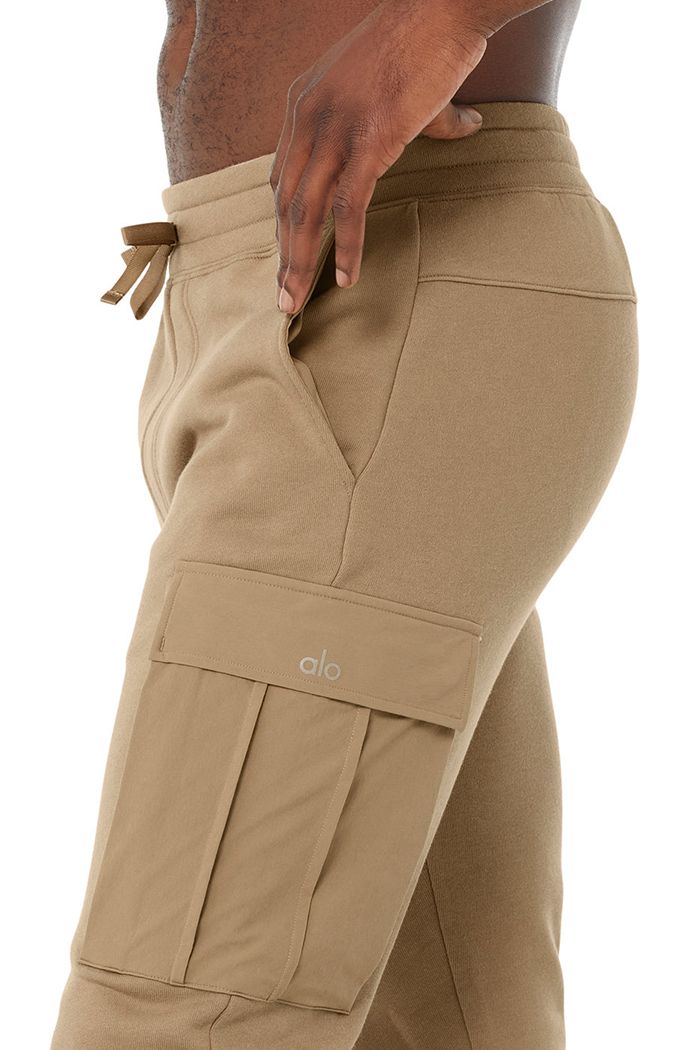 Alo Yoga Cargo Traverse Sweat Byxor Herr Bruna | 9653401-ZU