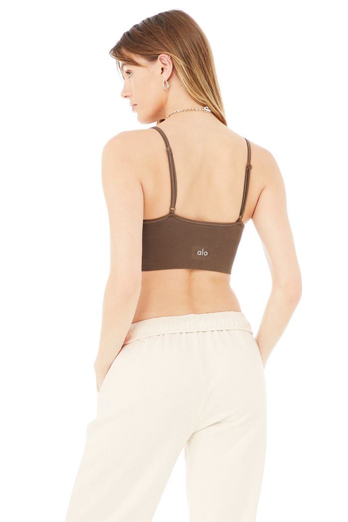 Alo Yoga Delight Bralette BH Dam Bruna | 7281093-YN