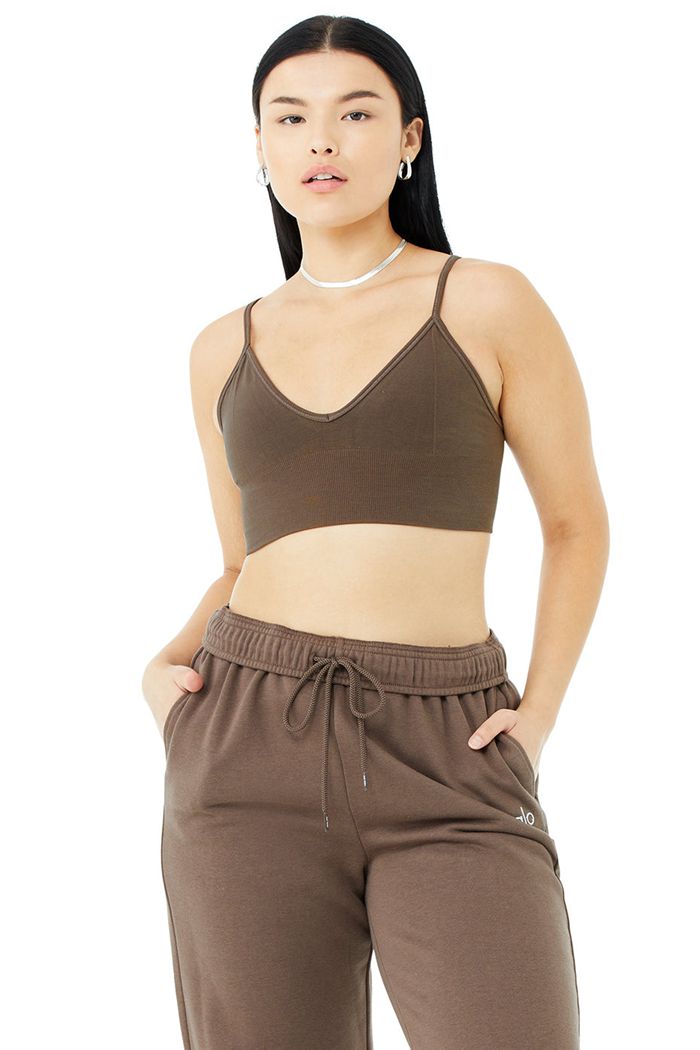 Alo Yoga Delight Bralette BH Dam Bruna | 7281093-YN