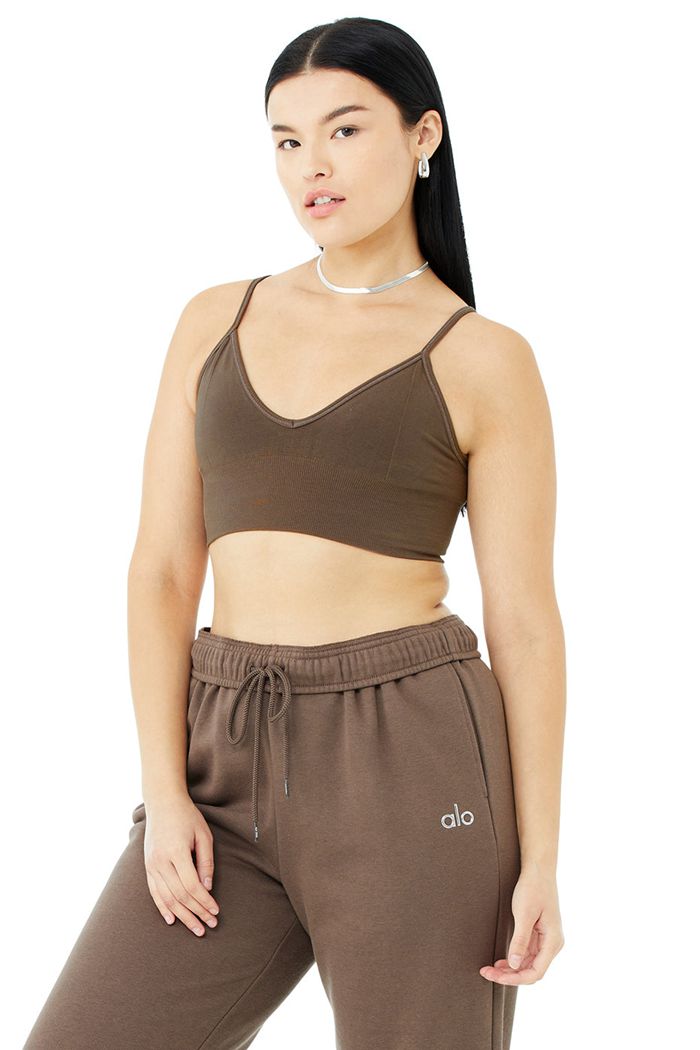 Alo Yoga Delight Bralette BH Dam Bruna | 7281093-YN
