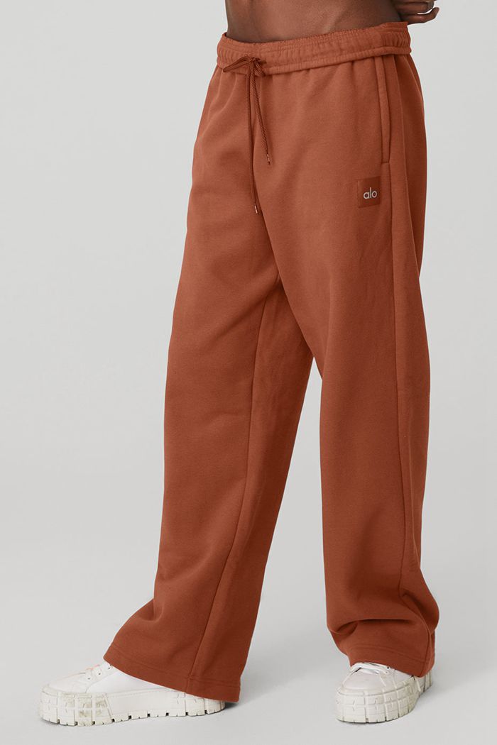 Alo Yoga Renown Sweat Byxor Dam Röda | 7681304-BS