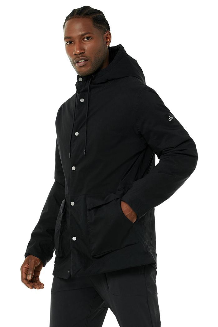 Alo Yoga Roam Insulated Jacka Herr Svarta | 5298730-SA