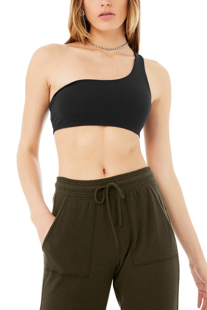 Alo Yoga Soho Sweat Byxor Dam Mörkolivgröna | 3074152-PX